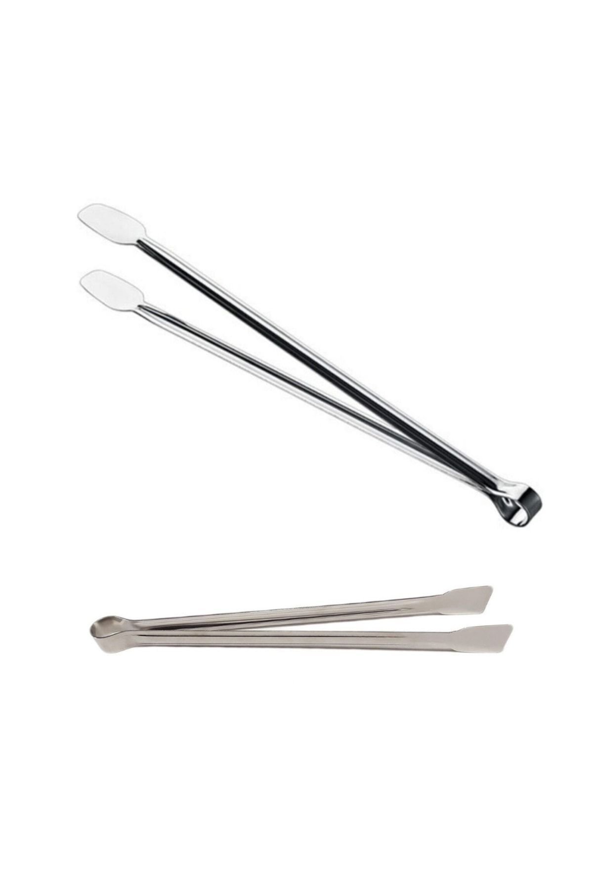 Metal Mangal Maşası Seti 36 cm 32 cm 27 cm Uzun Boy Paslanmaz Çelik Yemek Barbekü Izgara Kömür Köz