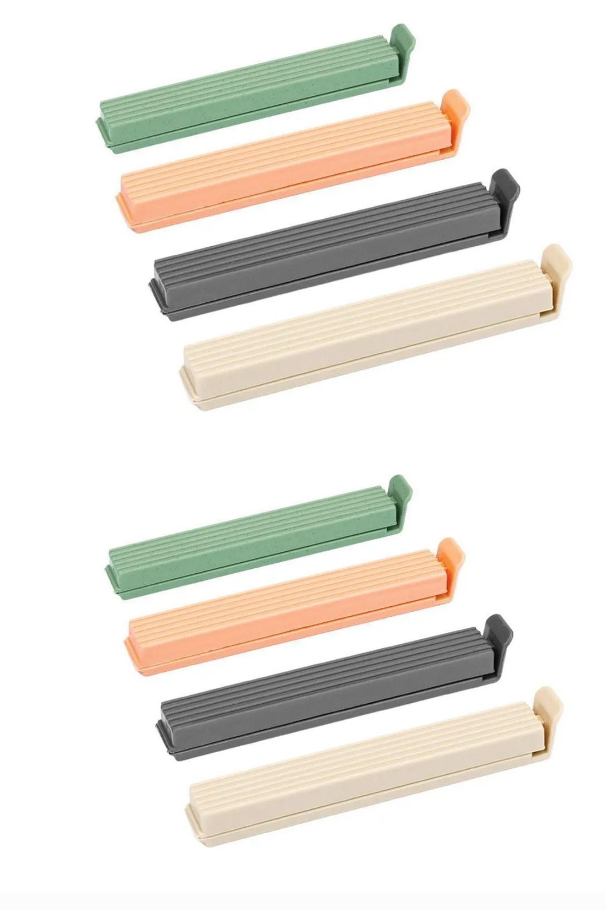 Çok Renkli Pratik Poşet, Paket, Ambalaj, Torba, Çanta Kapatıcı Plastik Klipsi, Kilidi, Mandalı