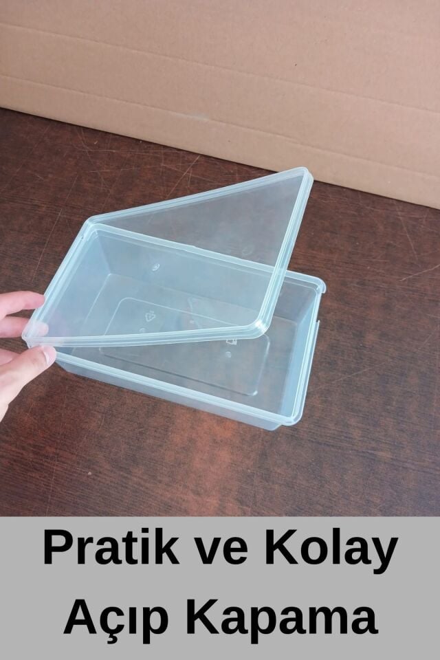 10'lu Buzdolabı Saklama Kabı, Derin Dondurucu, Buzluk Kutusu, Dolap Organizeri, Mutfak Düzenleyici