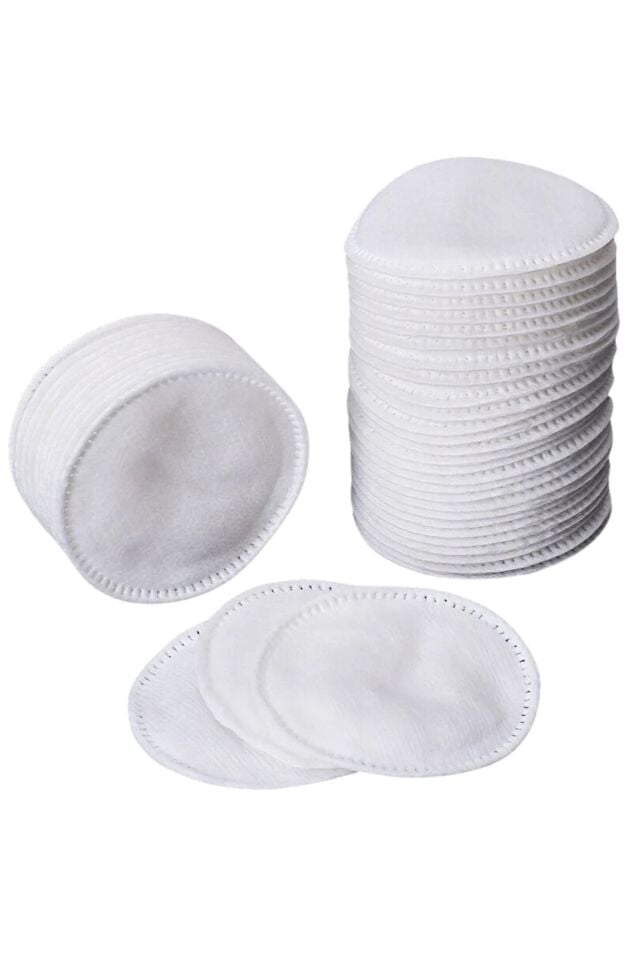 100 Adet Makyaj Temizleme Pedi, Disk Pamuk, Yuvarlak Premium Kalite Yüz Silme Makyaj Çıkarma Pamuğu