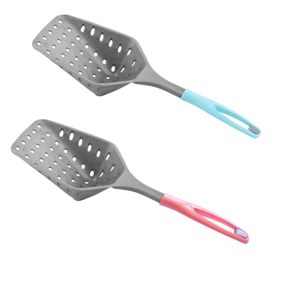 Kedi Kumu Eleme Küreği, Küçük Delikli İnce Taneli Dar Aralıklı Pet Tuvalet Temizleme Eleği Süzgeç