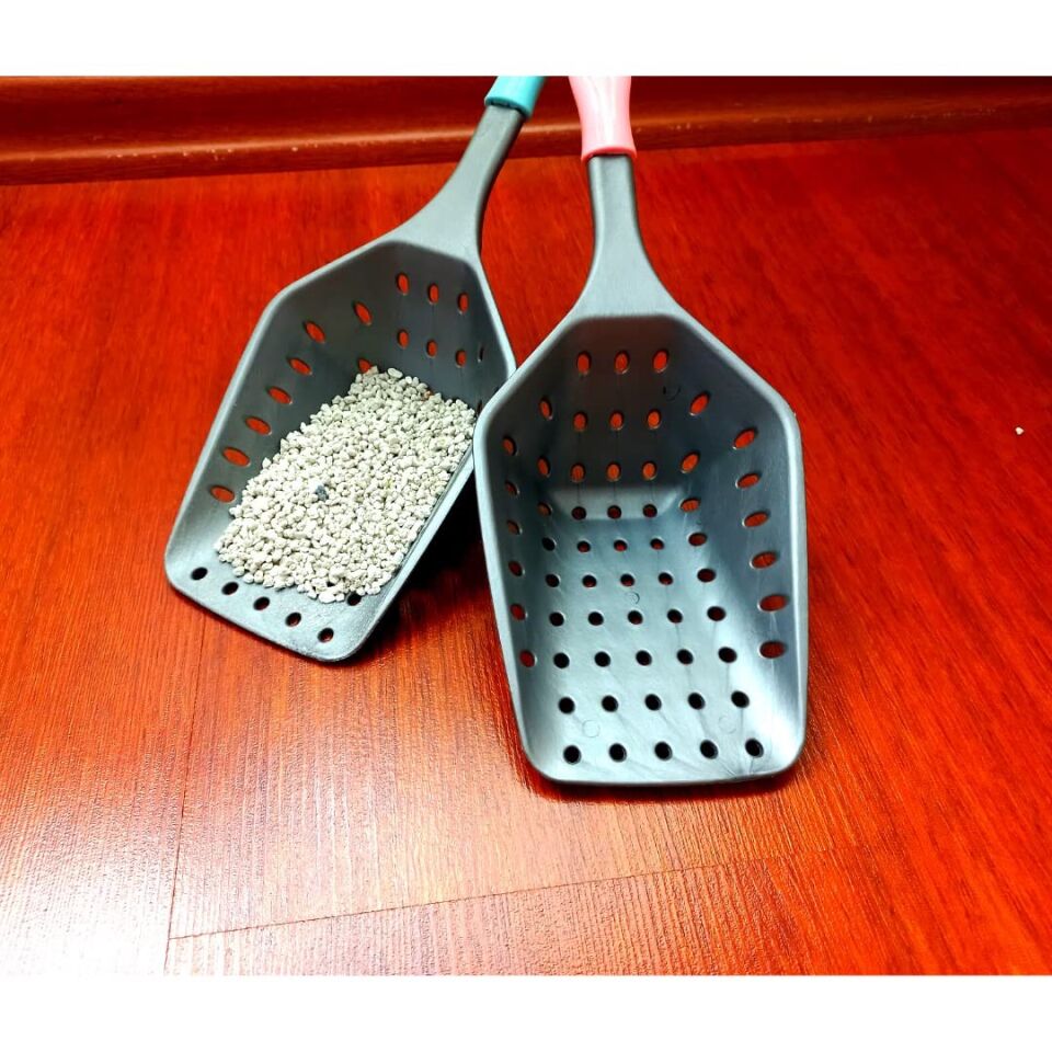 Kedi Kumu Eleme Küreği, Küçük Delikli İnce Taneli Dar Aralıklı Pet Tuvalet Temizleme Eleği Süzgeç