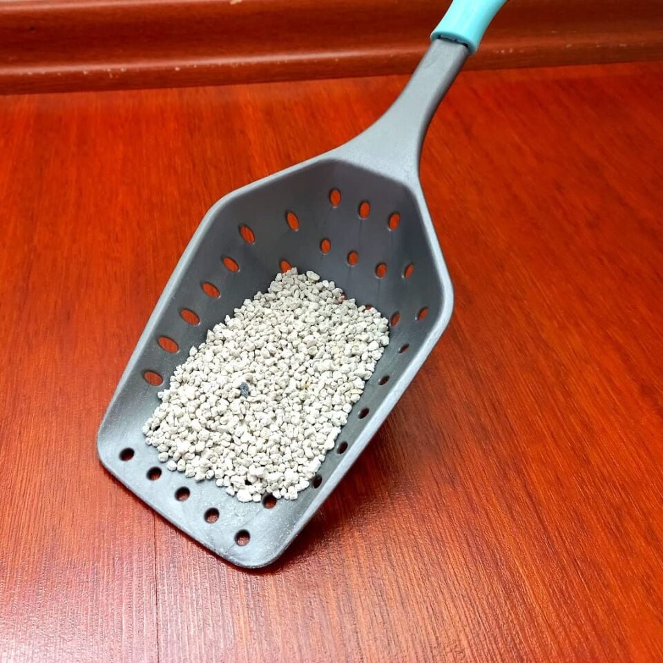 Kedi Kumu Eleme Küreği, Küçük Delikli İnce Taneli Dar Aralıklı Pet Tuvalet Temizleme Eleği Süzgeç