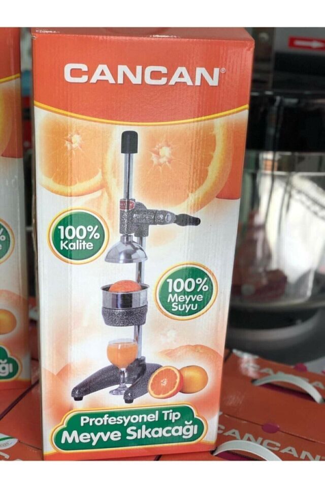 Kollu Profesyonel Sanayi Tipi Narenciye Sıkacağı Can Can Portakal Sıkma Makinesi Manuel Pres Aleti
