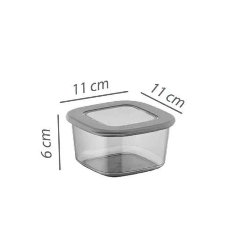 Şeffaf Kare Saklama Kabı Silikon Kapak Hava Geçirmez Kuru Baklagil Kahve Bakliyat Makarna Kutu Çeyiz