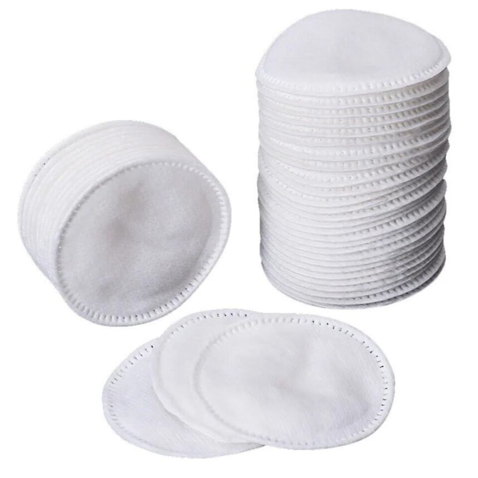 100 Adet Yuvarlak Makyaj Temizleme Pamuğu %100 Saf Premium Kalite Disk Pamuk