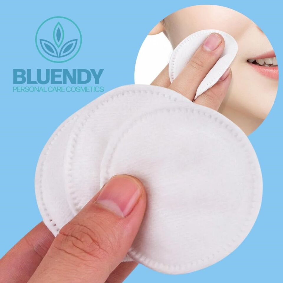 100 Adet Yuvarlak Makyaj Temizleme Pamuğu %100 Saf Premium Kalite Disk Pamuk